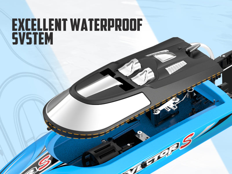 Vetores volantexrc sem escova de alta velocidade RC Boat Auto -Righting para o lago 79704 azul
