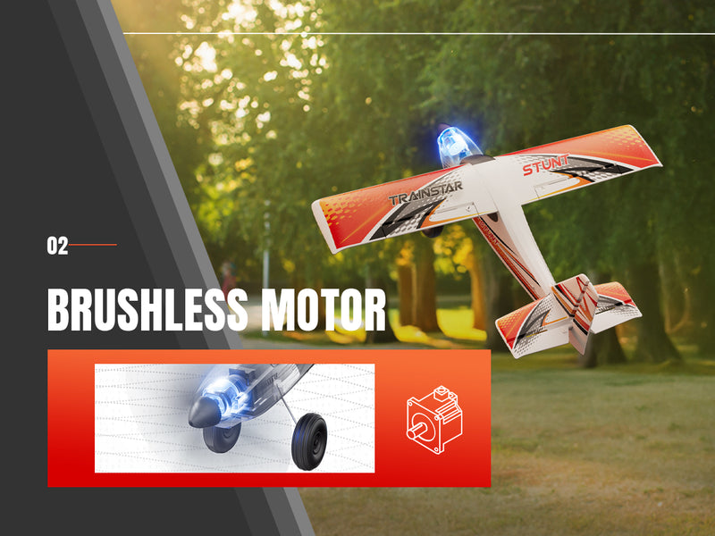 Volantexrc 500 mm Trainstar Stunt sin escobillas con motor de actualización 76804
