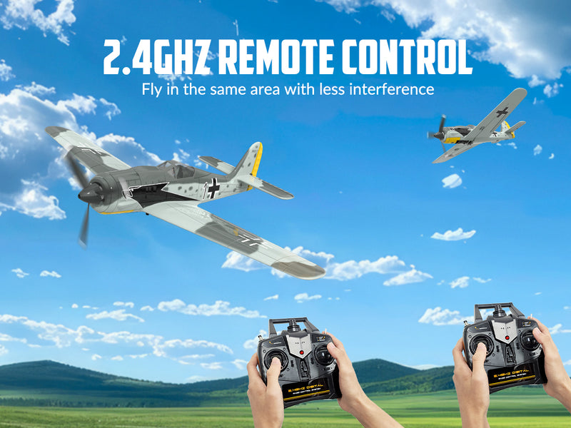 VOLANTEXRC FW190 (RTF) 4CH 400mm com 3 modos (15,7'') 76117