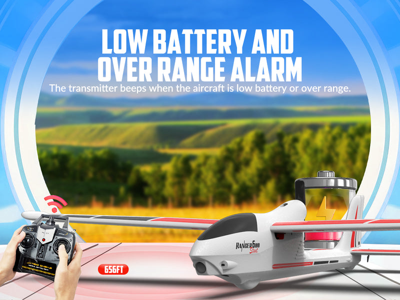 VolantExrc Ranger 600s White (RTF) 4ch RC Glide (23.6 '') 76102S