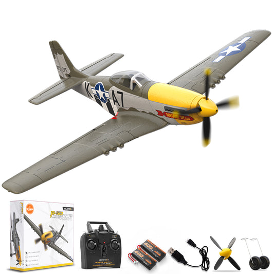 Volantexrc 500 mm Mustang P51 bürstenlos mit Gyro -Stabilisator 76802