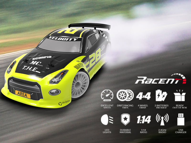 VOLANTEXRC Drift Car Auto da corsa sportiva telecomandata ad alta velocità in scala 1/14