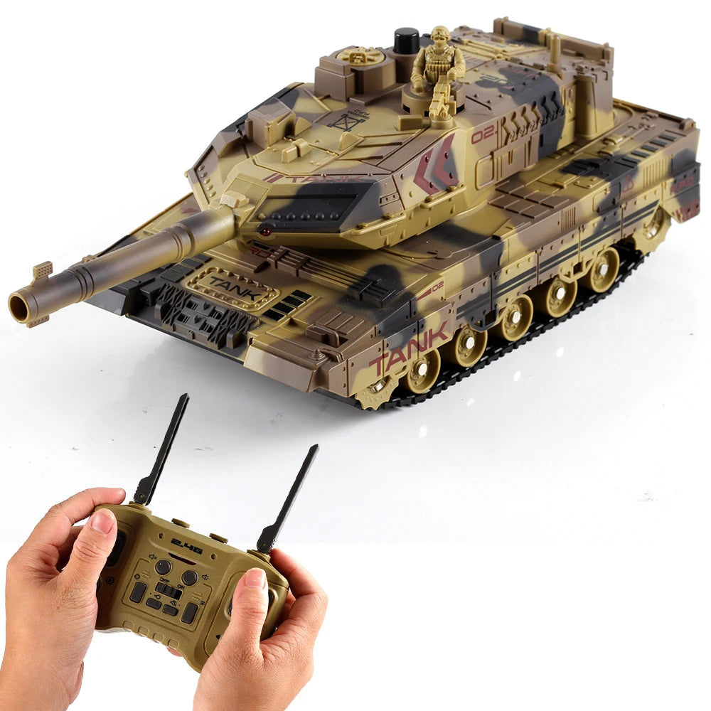 2.4G RC Tracked Simulation Tank for Children Toy Gift