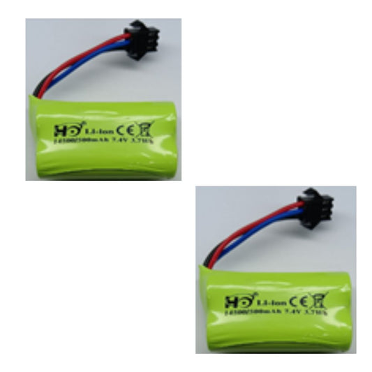 2 Stück 7,4 V-500 MAH-Li-Po-Akku für C8815 Willys Jeep 1/10