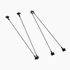 1 jeu complet de tiges de poussée pour avion RC 2-CH Sport Cub S2 400mm