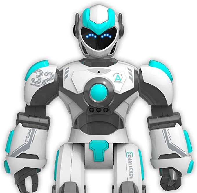 STEMTRON Intelligent Voice Controlled Smart Remote Control Robot for Kids(white).