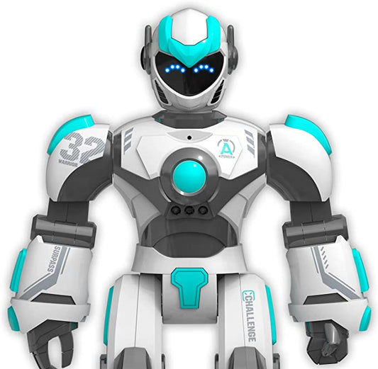 STEMTRON Intelligent Voice Controlled Smart Remote Control Robot for Kids(white).