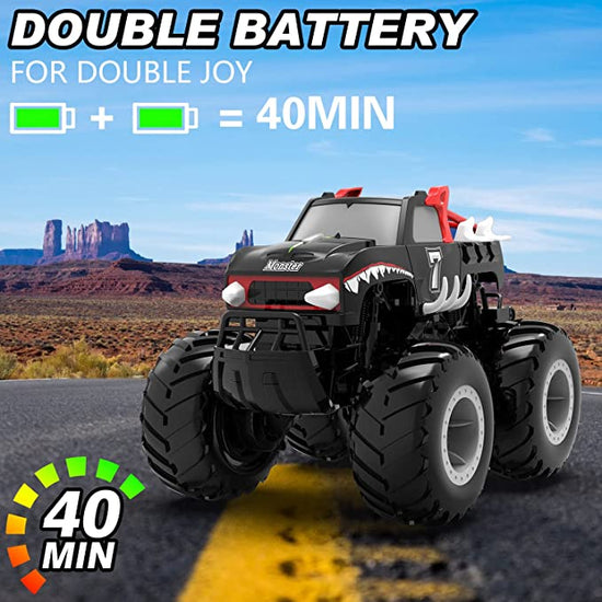 Amphibious Remote Control Car All Terrain Off-Road Waterproof RC Monster Truck for Kids.