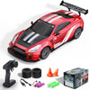 Racent 1:20 RC Drift Car 4Wd, 2 baterías, doble motor rojo
