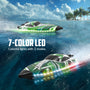 VOLANTEXRC Brushless 35+MPH Full Proportional Boat High Speed RC Boat for Adults GREEN (79706)