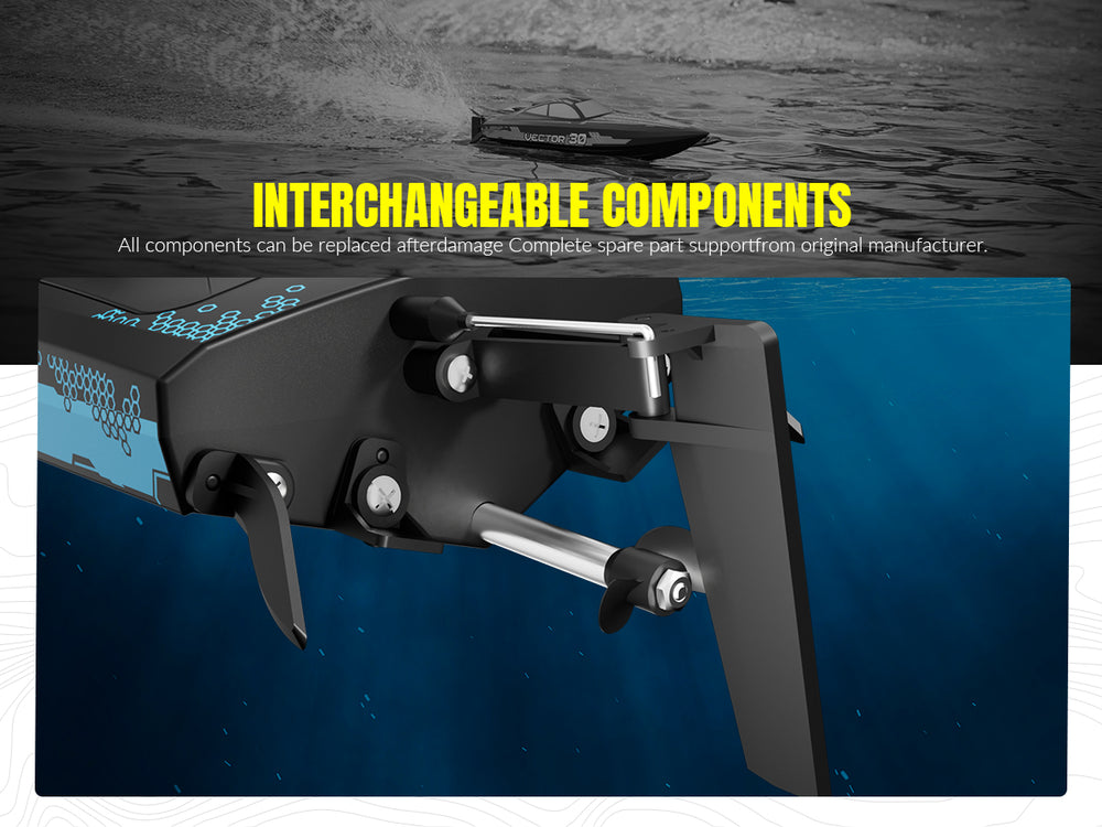 VOLANTEXRC Vector 30: 30MPH High-Speed RC Boat