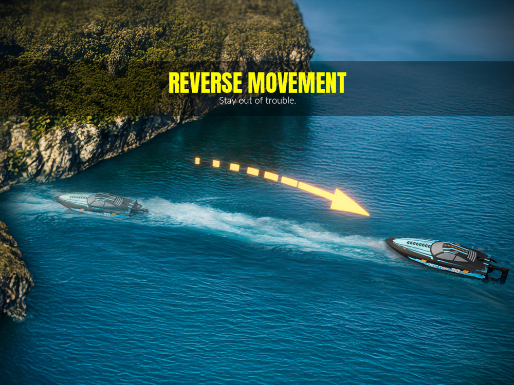 VOLANTEXRC Vector 30: 30MPH High-Speed RC Boat