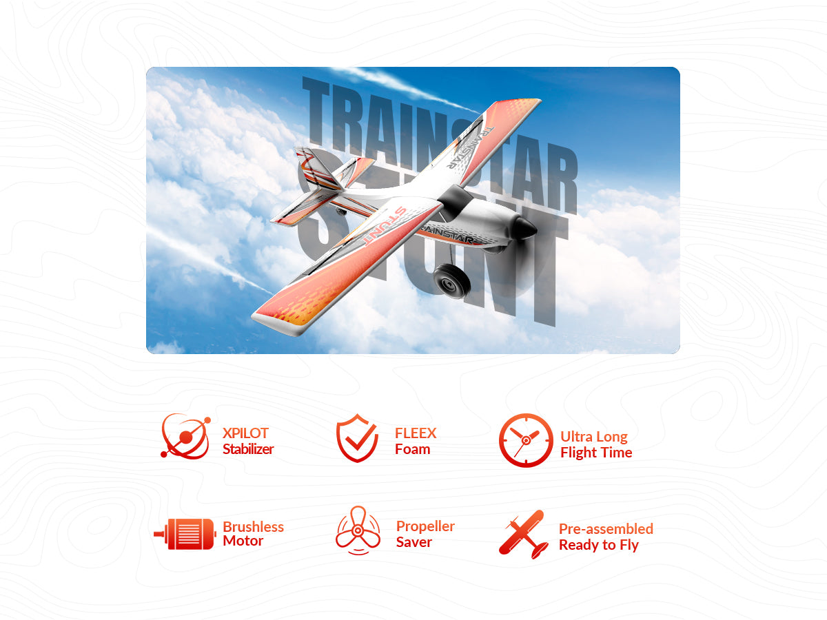 Volantexrc 500mm Trainstar Stunt sans pinceau avec moteur de mise à jour 76804