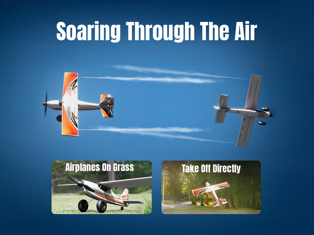 VOLANTEXRC 500MM TrainStar STUNT avion RC sans balais RTF pour débutants