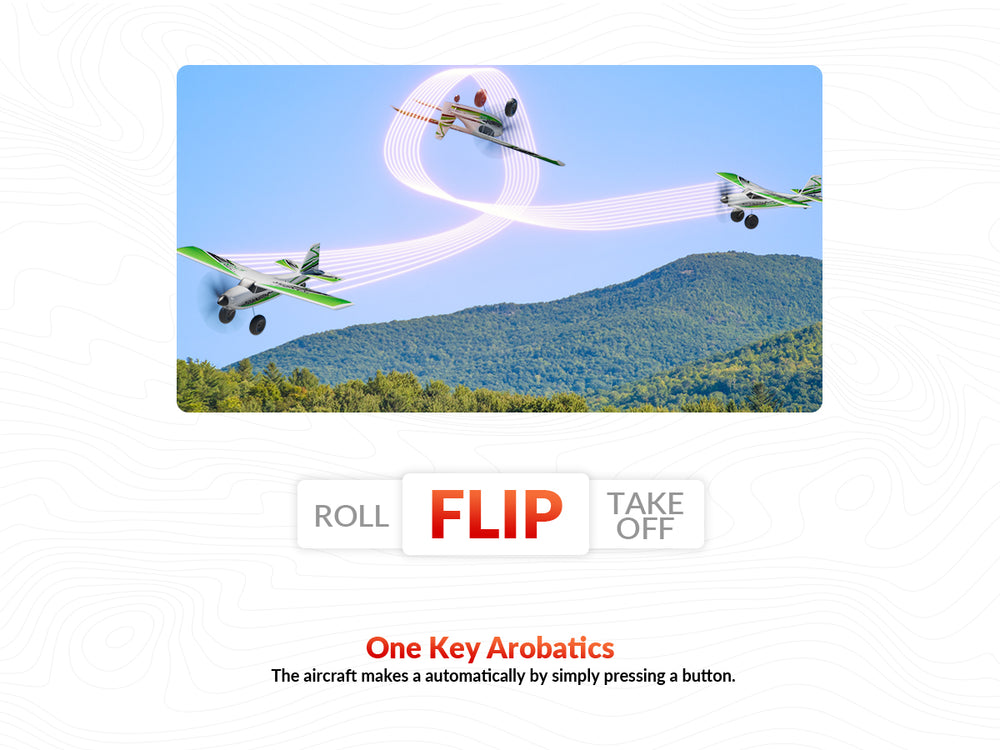 Volantexrc 500 mm Trainstar Stunt binst mit Update Motor 76804