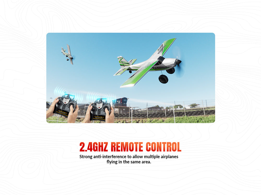 Volantexrc 500 mm Trainstar Stunt binst mit Update Motor 76804