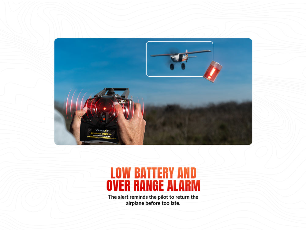 VOLANTEXRC 500MM TrainStar STUNT avion RC sans balais RTF pour débutants