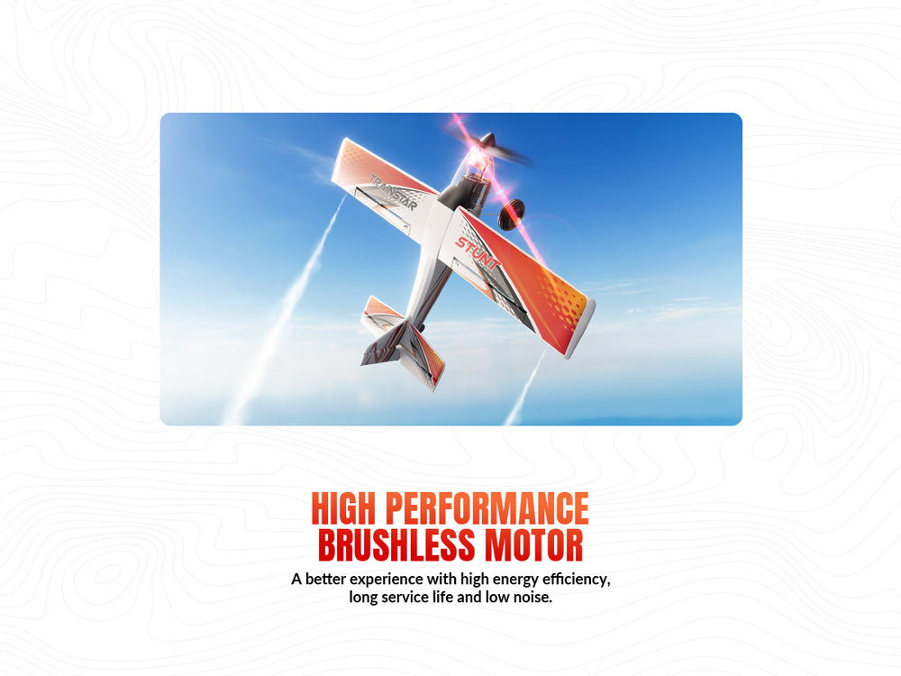 VOLANTEXRC 500MM TrainStar STUNT avion RC sans balais RTF pour débutants