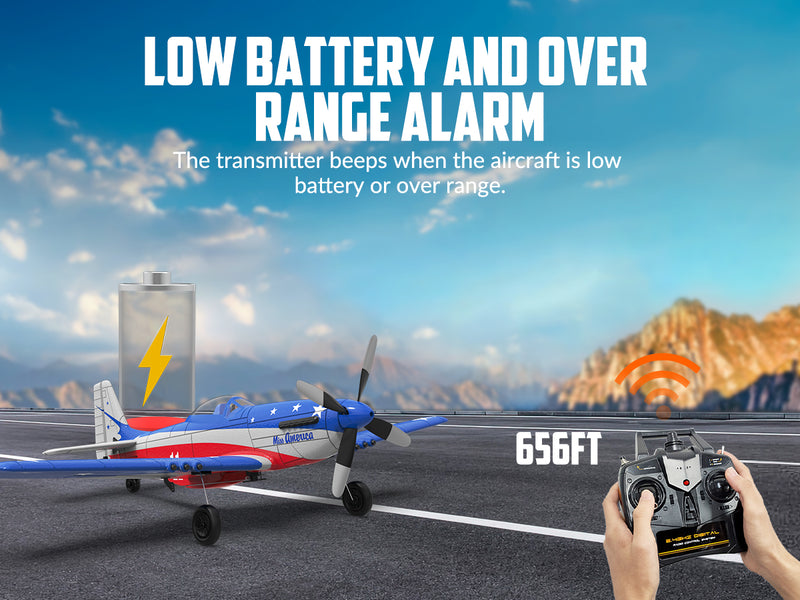 VoLantexrc Miss America (RTF) 4CH 400mm per principiante (15.7 '') 76105