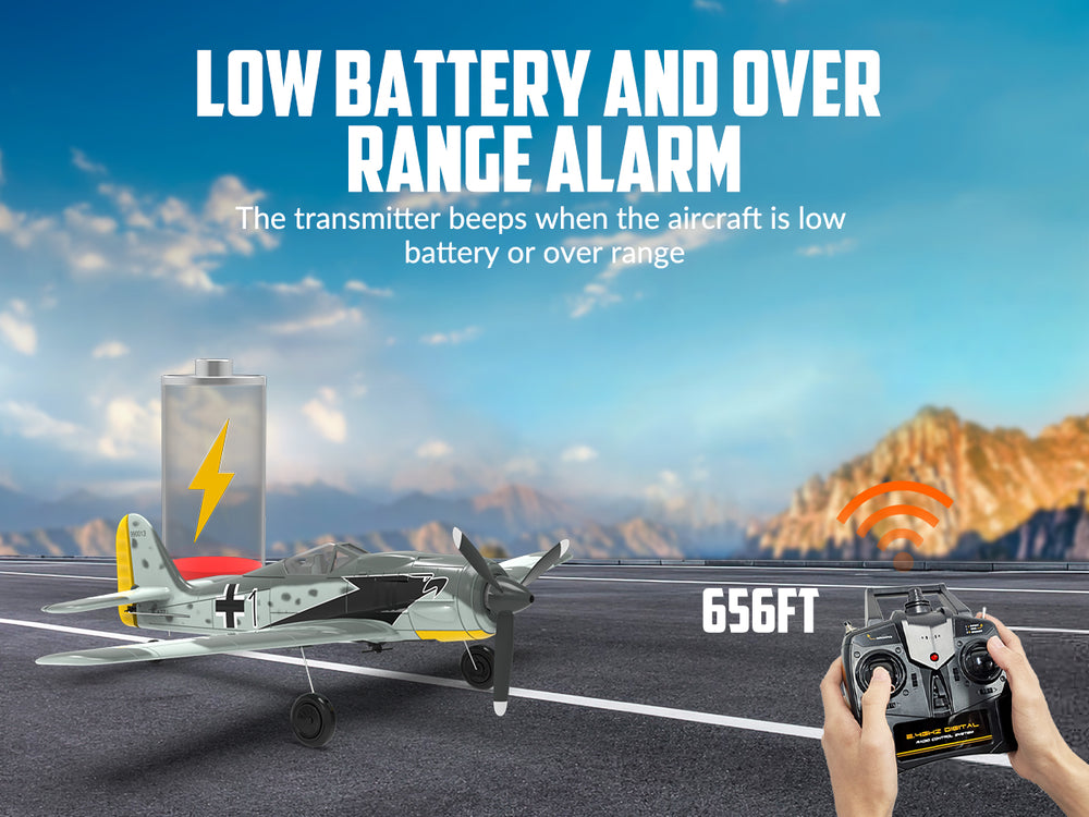 VOLANTEXRC FW190 Warbird: The Ultimate Beginner RC Fighter Plane