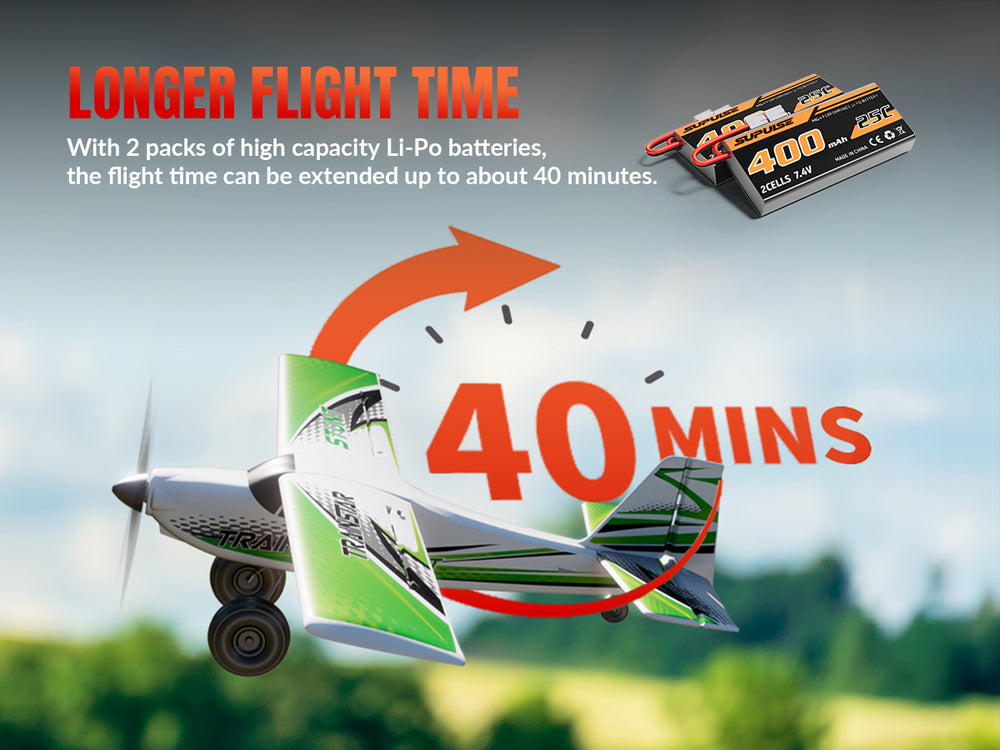 Volantexrc 500 mm Trainstar Stunt binst mit Update Motor 76804