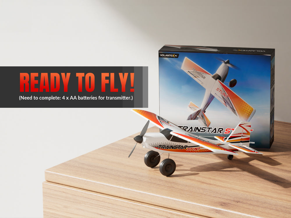 VOLANTEXRC 500MM TrainStar STUNT avion RC sans balais RTF pour débutants