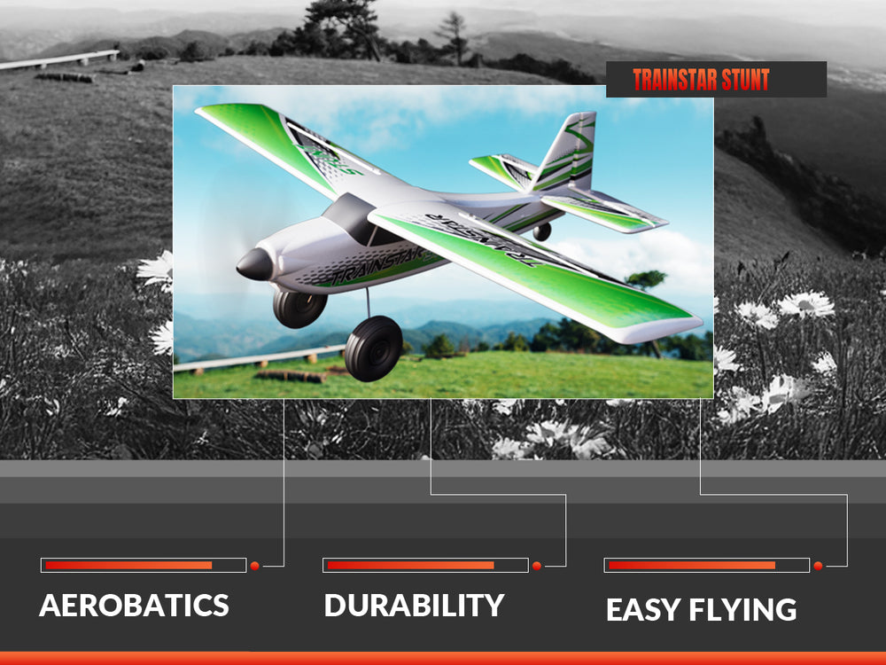 Volantexrc 500 mm Trainstar Stunt binst mit Update Motor 76804
