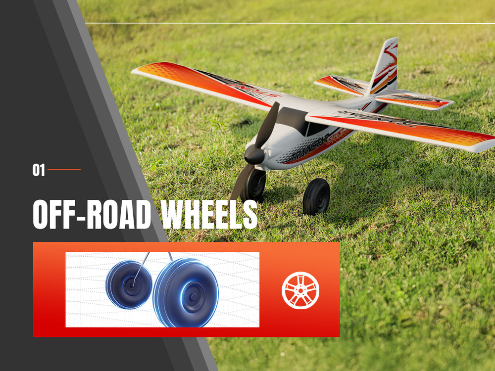 VOLANTEXRC 500MM TrainStar STUNT avion RC sans balais RTF pour débutants