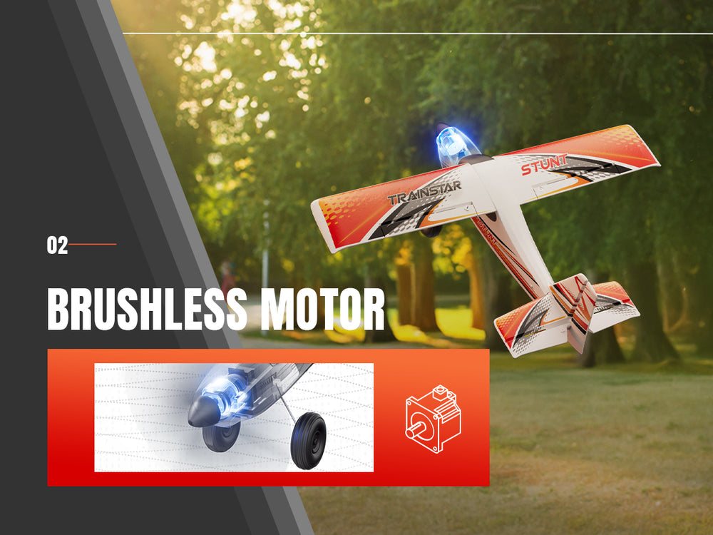 VOLANTEXRC 500MM TrainStar STUNT avion RC sans balais RTF pour débutants