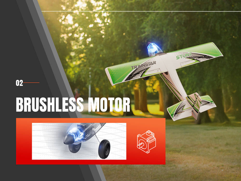 Volantexrc 500 mm Trainstar Stunt binst mit Update Motor 76804