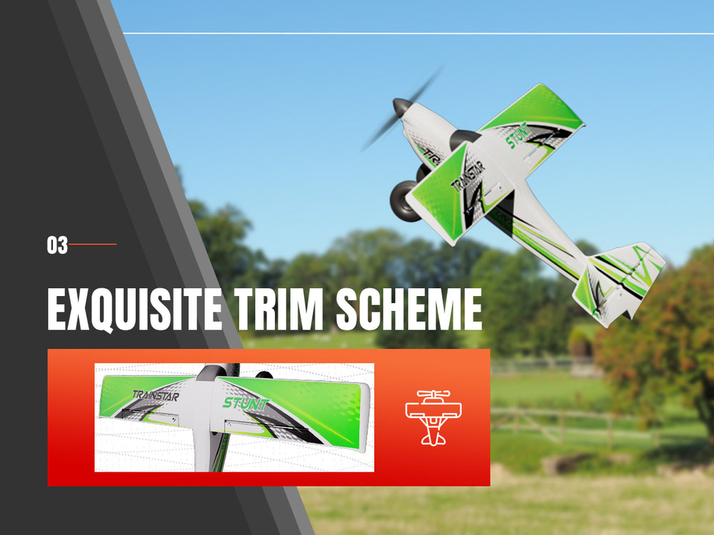 Volantexrc 500 mm Trainstar Stunt binst mit Update Motor 76804