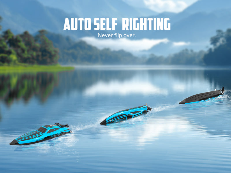 VOLANTEXRC Arrobolt SR40 bürstenloses 30+MPH schnelles RC-Boot, Hochgeschwindigkeits-RC-Boot für Erwachsene (79705-blau)