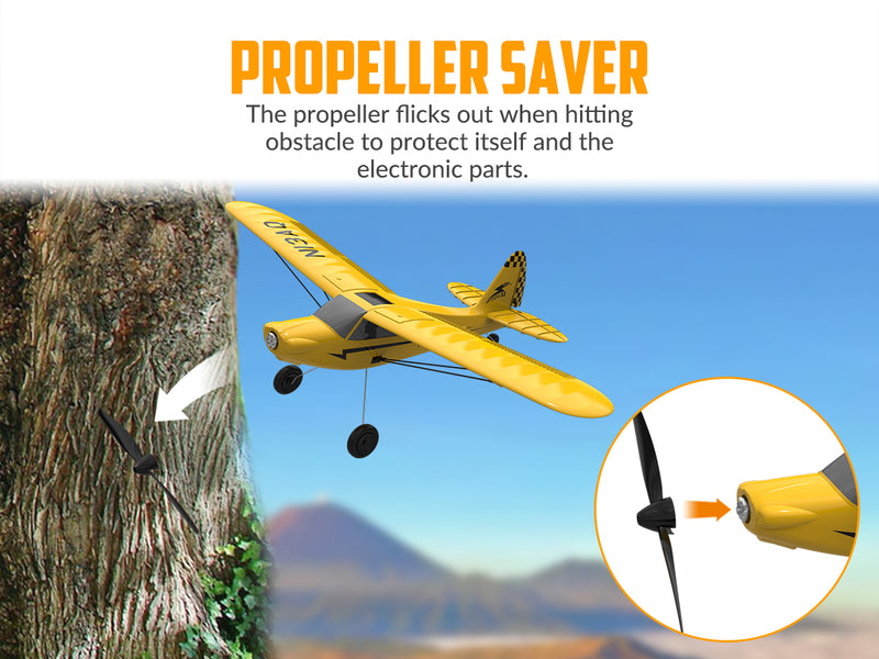 VOLANTEXRC Sport Cub (RTF) 3CH 400mm per principianti (15,7'') 76114