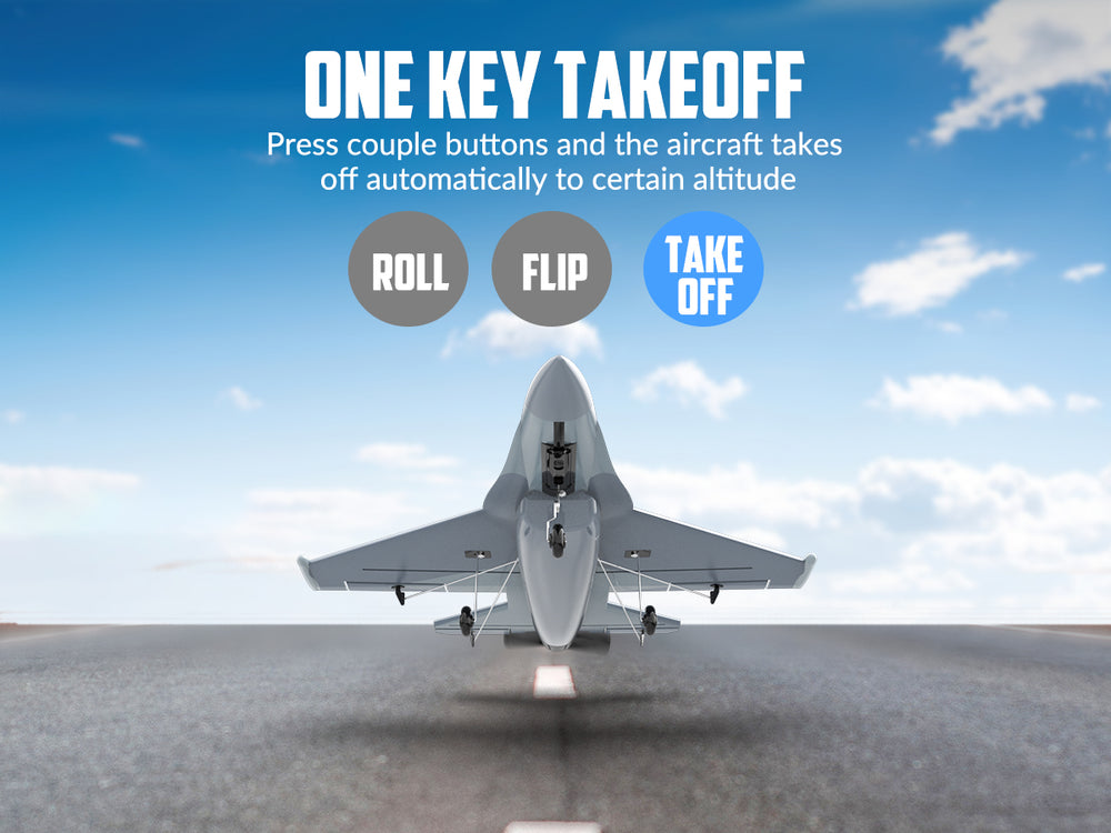 VOLANTEXRC F16 Fighting Falcon 4CH RTF RC Jet com Xpilot (76110)