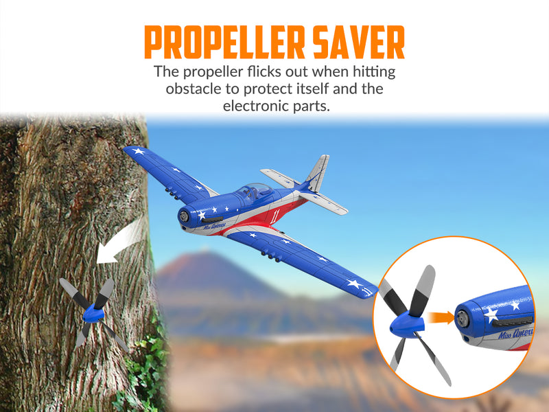 VoLantexrc Miss America (RTF) 4CH 400mm per principiante (15.7 '') 76105