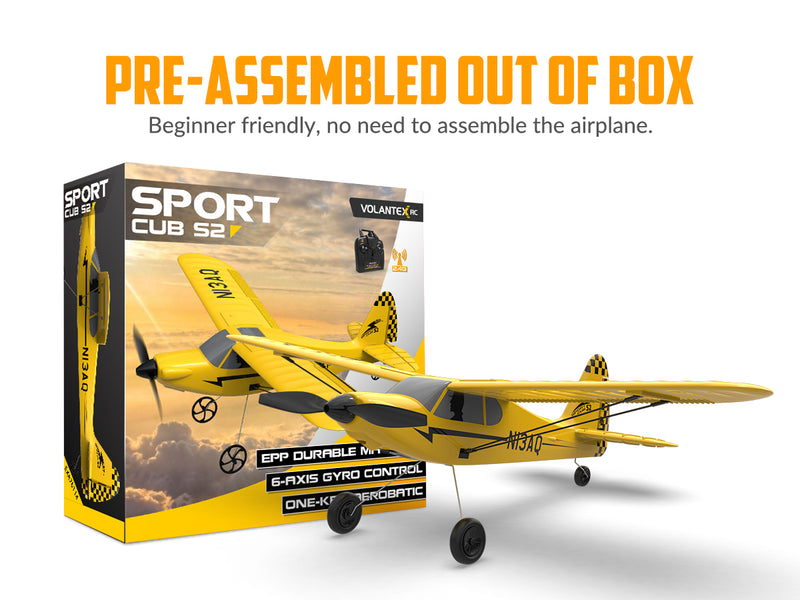 VOLANTEXRC Sport Cub (RTF) 3CH 400mm per principianti (15,7'') 76114
