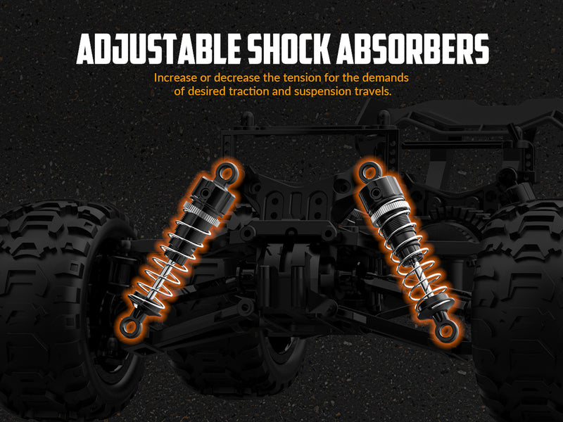 RACENT Tornado azul 1/16 4WD todoterreno 30 MPH