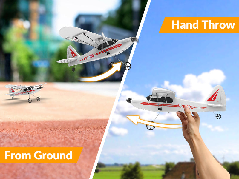 VOLANTEXRC Sport Cub (RTF) 2CH 400mm für Anfänger Gyro (15,7'') 76202