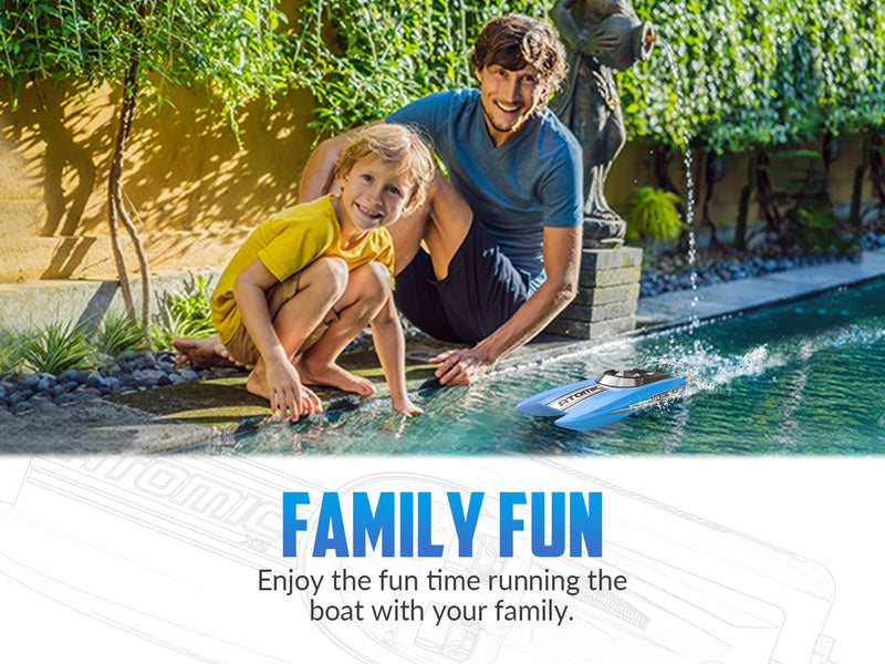 VOLANTEXRC Atomic XS Remote Control RC Boat for Pool Kids toys 20mph Fast Racing