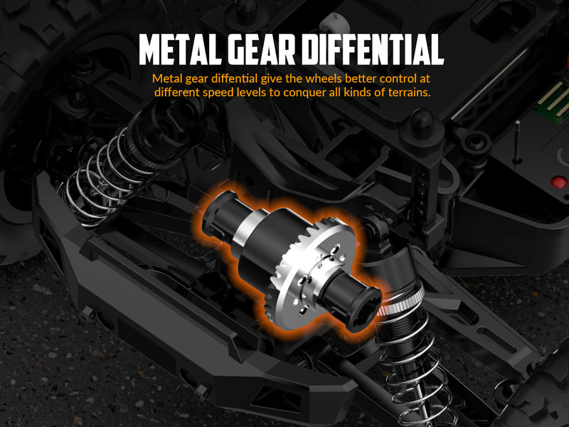 RACENT Tornado azul 1/16 4WD todoterreno 30 MPH