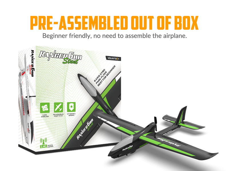 VOLANTEXRC Ranger 600S (RTF) 4CH 600mm planeo (23.6'') 76102S