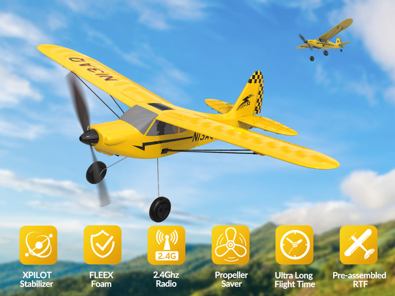 VOLANTEXRC Sport Cub (RTF) 3CH 400mm per principianti (15,7'') 76114