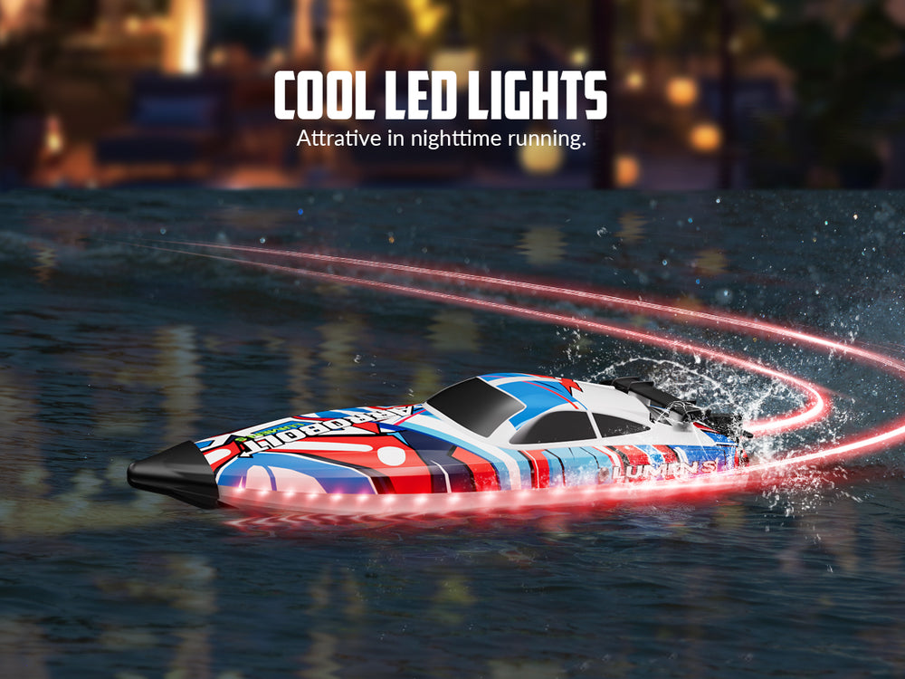 Bateau radiocommandé rapide VOLANTEXRC Arrobolt Lumen S Brushless 35+ MPH (79706)