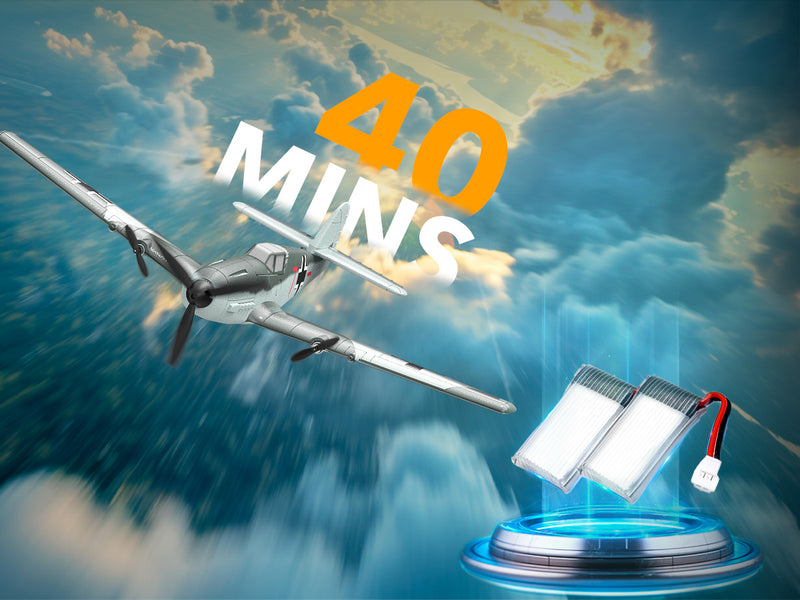 VOLANTEXRC BF109 (RTF) 3CH 400mm per principianti (15.7'') 76206