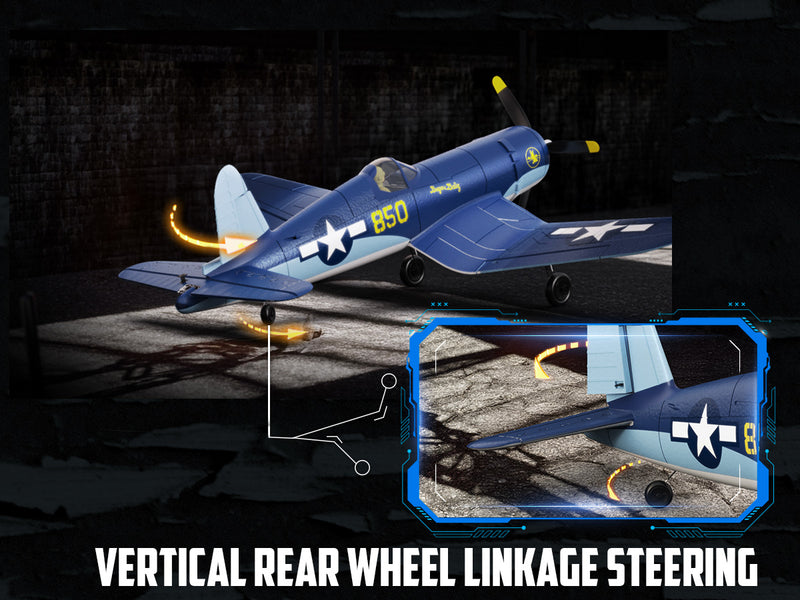 Volantexrc 500 mm Corsair F4U sin escobillas con motor de actualización 76803