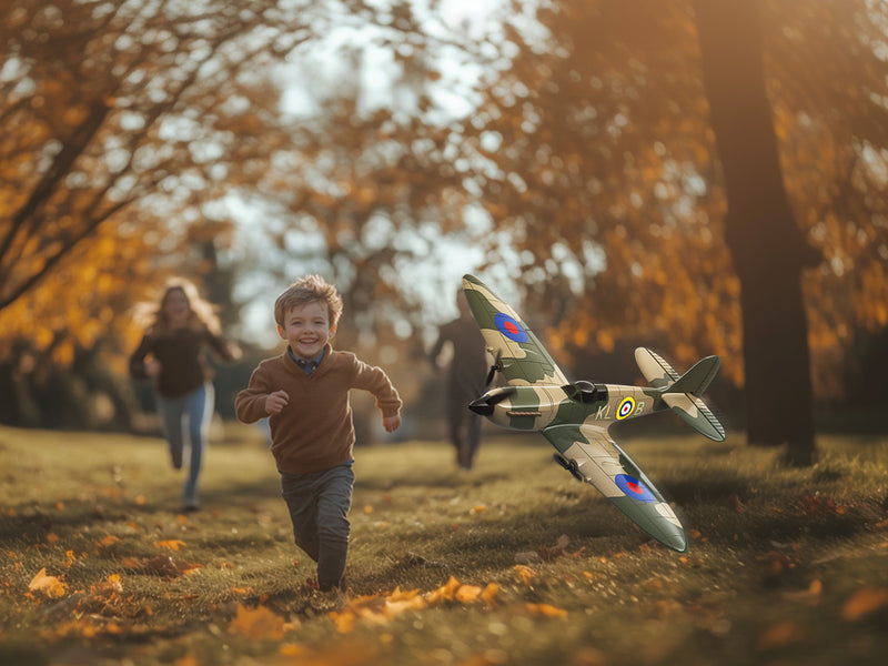 VOLANTEXRC Spitfire (RTF) 3CH 400mm con giroscopio (15,7'') 76205