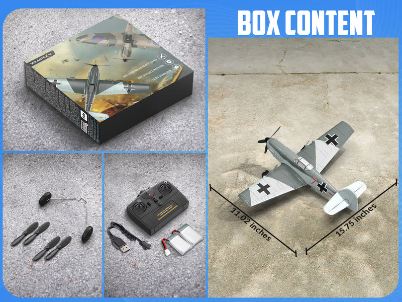 VOLANTEXRC BF109 (RTF) 3CH 400mm per principianti (15.7'') 76206