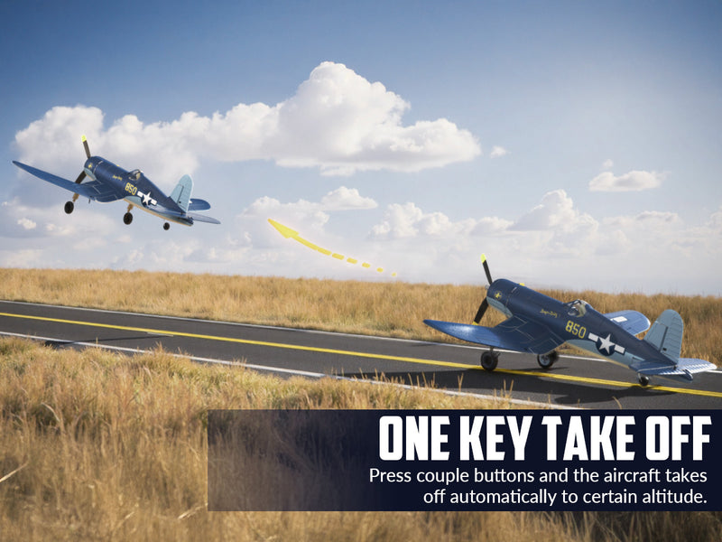 Volantexrc 500 mm Corsair F4U sin escobillas con motor de actualización 76803