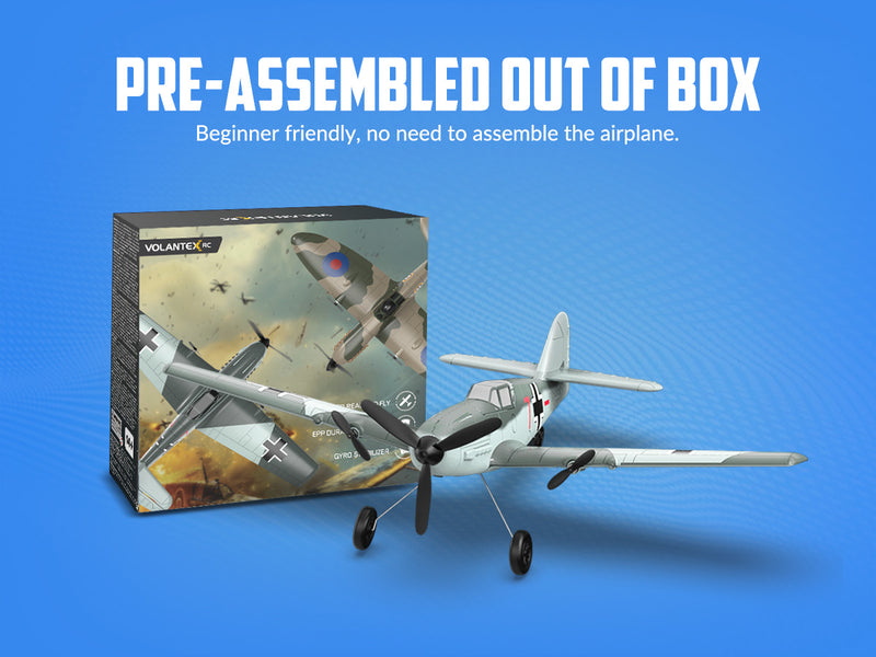 VOLANTEXRC BF109 (RTF) 3CH 400mm per principianti (15.7'') 76206