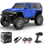 RACENT 1/24 Crawler RC Monster Truck Klettern mit LED-Licht (787-1 Weiß)